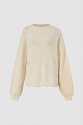 Suéter de punto cable