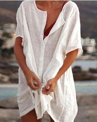 Vestido recto mini vestido corto