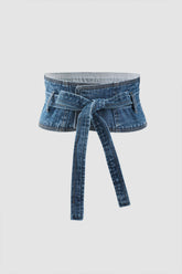 Corsé vaquero con pajarita