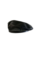 Faux Leather Beret