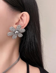 Silver Metal Flower Waist Chain