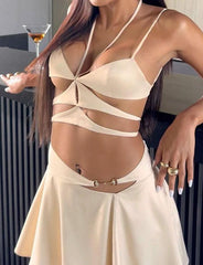 Neckholder-Träger Hohl Urlaub Weste