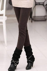 Pencil Pants Skinny Thick Velvet Warm Winter Leggings