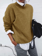 Sweaters Round Neck Long Sleeve Sweater