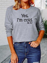 T-Shirts Casual Letter Round Neck Long Sleeve T-Shirt