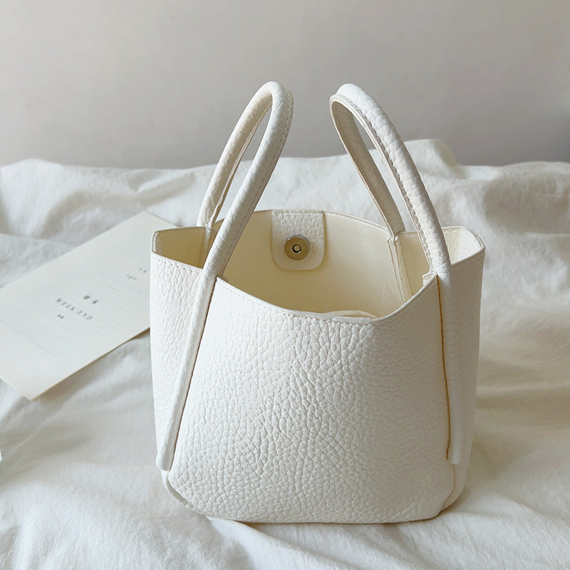 Soft Leather Bucket Bag