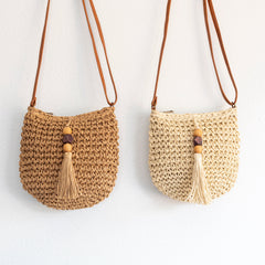 Straw Woven Crossbody Bag