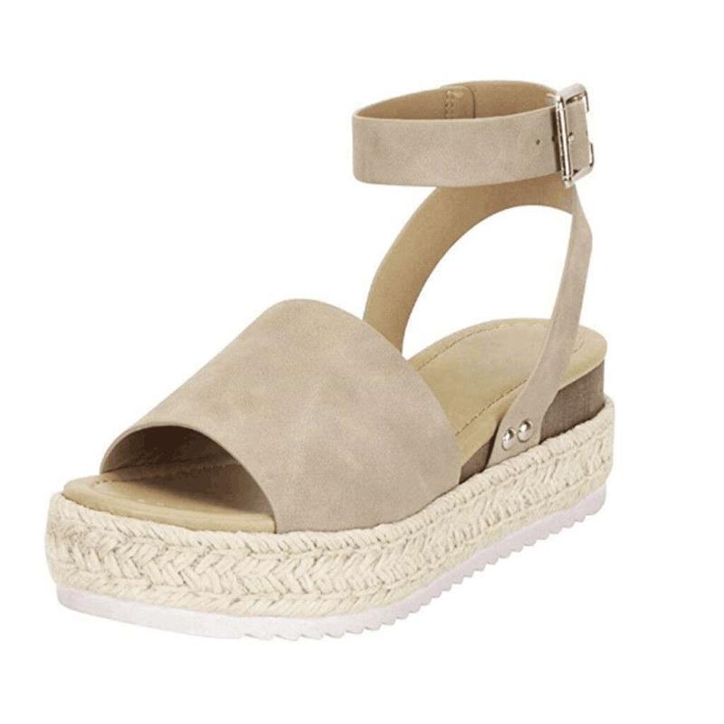 Basic Strap Espadrille Sandals