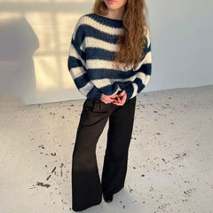 Make a Rainbow Stripes Sweater