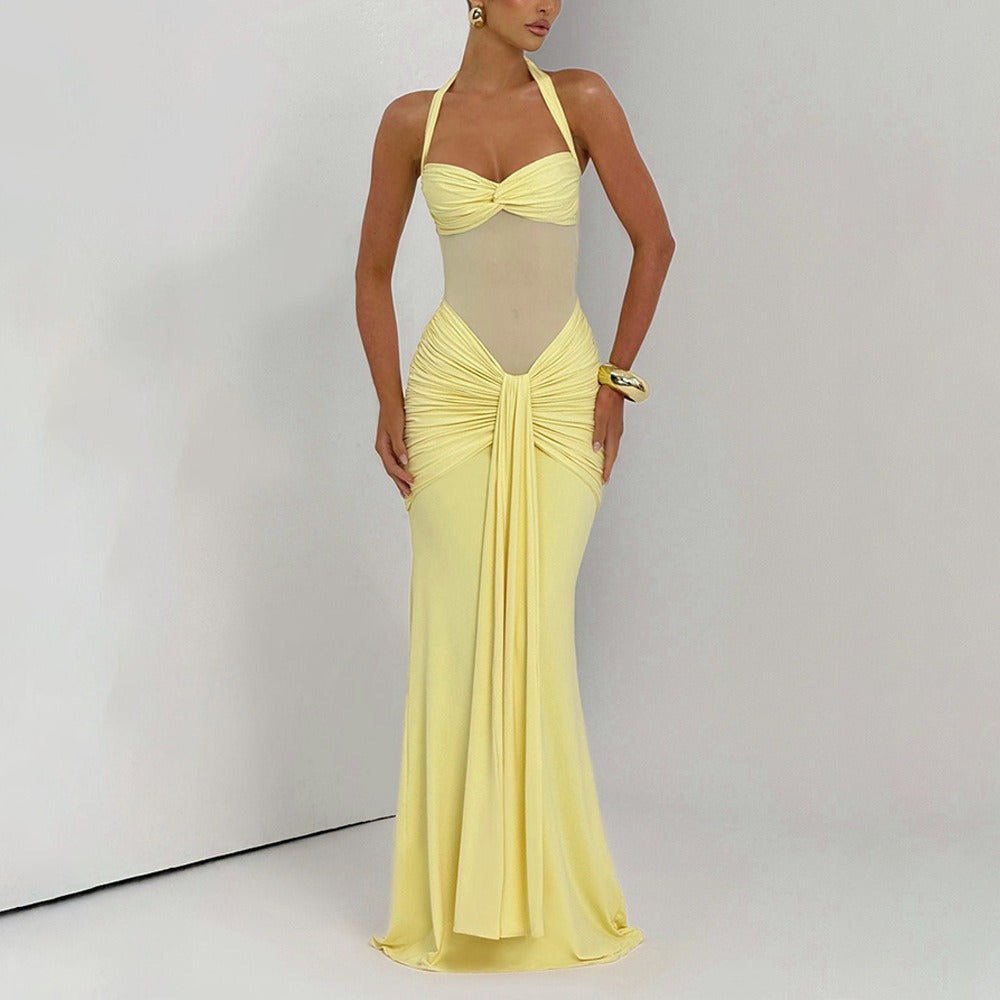 Backpack-Butt Exposed Dress