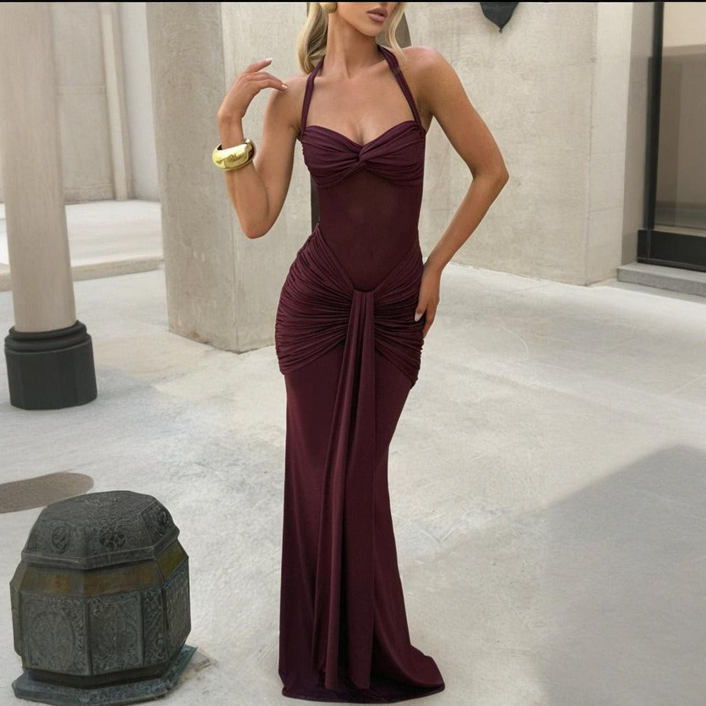 Backpack-Butt Exposed Dress