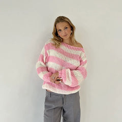 Make a Rainbow Stripes Sweater