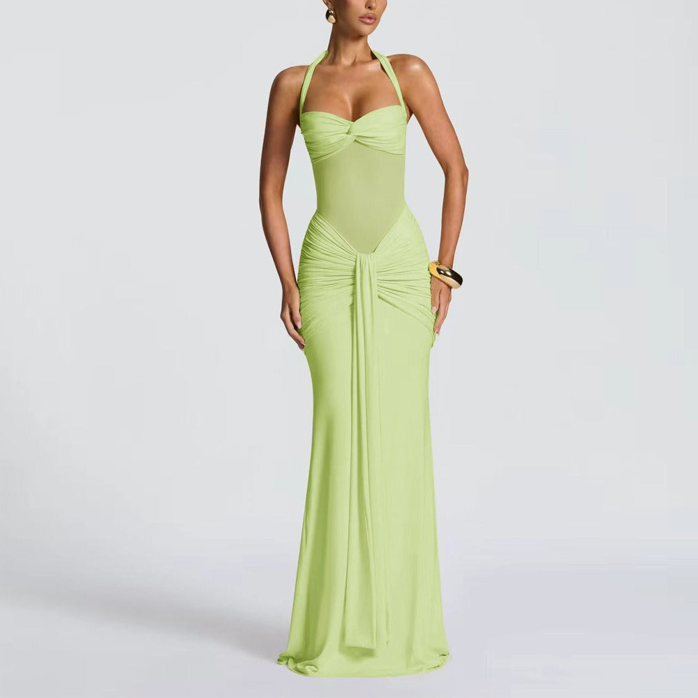 Backpack-Butt Exposed Dress
