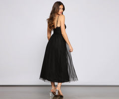 Poppy Formal Scalloped Lace A-Line Dresses