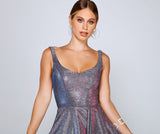 Devora Formal Glitter Party Dress