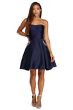 Noelle Formal Satin Party Dresses
