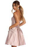 Noelle Formal Satin Party Dresses