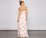 Anna Floral Chiffon A-Line Dresses