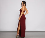 Alice Formal One Shoulder Crepe Dresses
