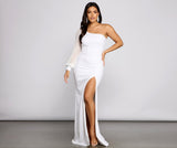 Odette Formal One Shoulder Crepe Mermaid Dresses