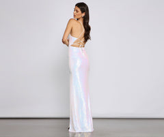 Brenna High-Slit Sequin Mermaid Dresses