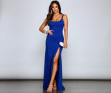 Presley Formal High Slit A-Line Dresses