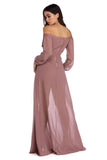 Britt Wrap Formal Floral Dresses