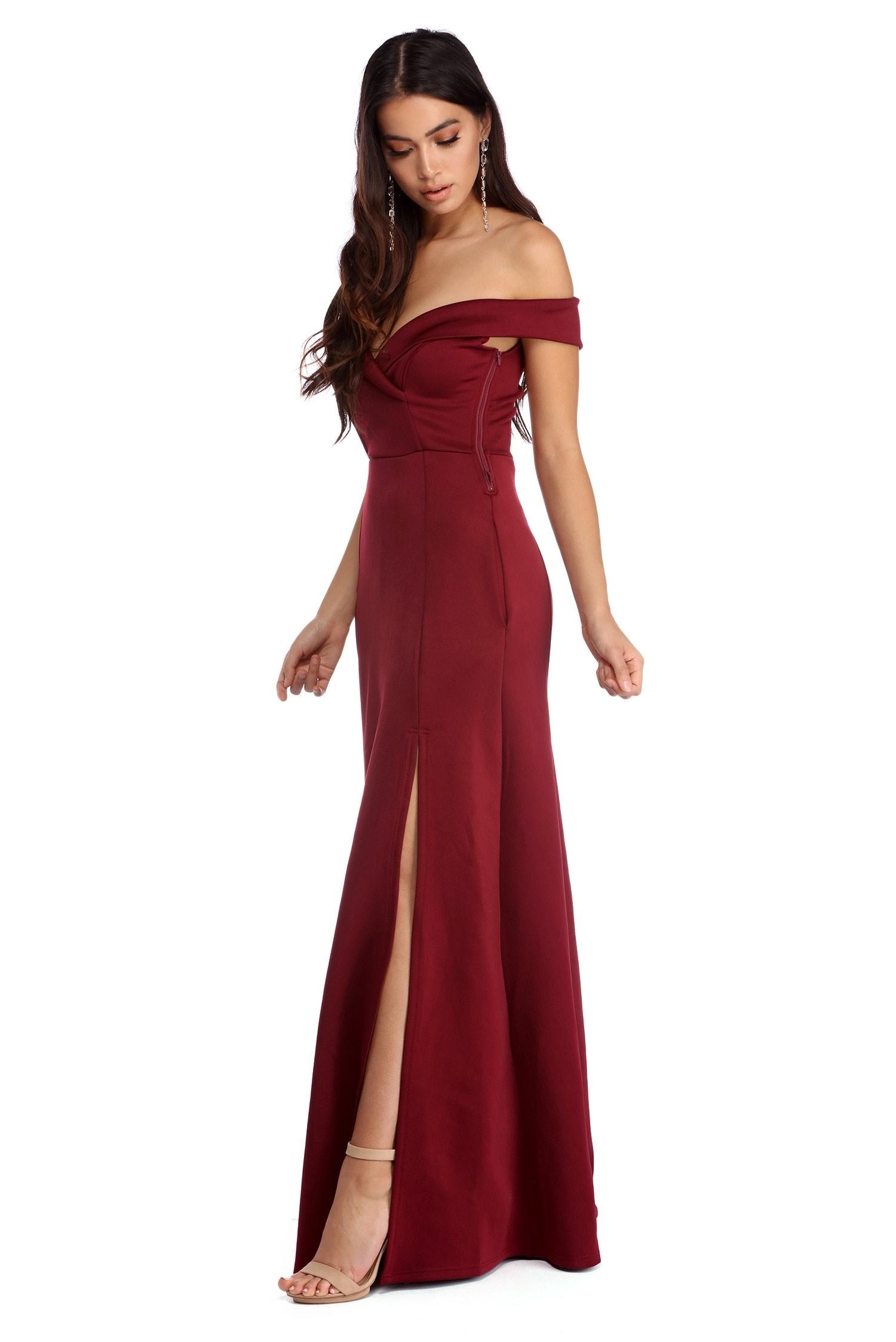 Christine Off The Shoulder Ball Gown