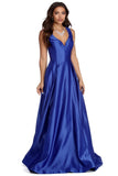 Nadia Satin Ball Gown Dresses