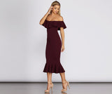 Ready And Ruffled Midi Dresses