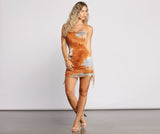 Retro Feels Ruched Tie Dye Mini Dresses
