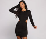 Cut To The Chase Knit Mini Dress