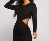 Cut To The Chase Knit Mini Dress