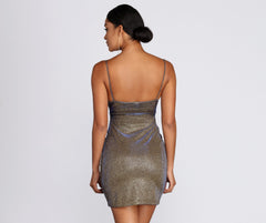 Party With Me Glitter Mini Dresses
