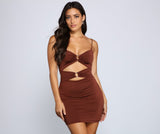 Bold Stunner Cutout Mini Dresses