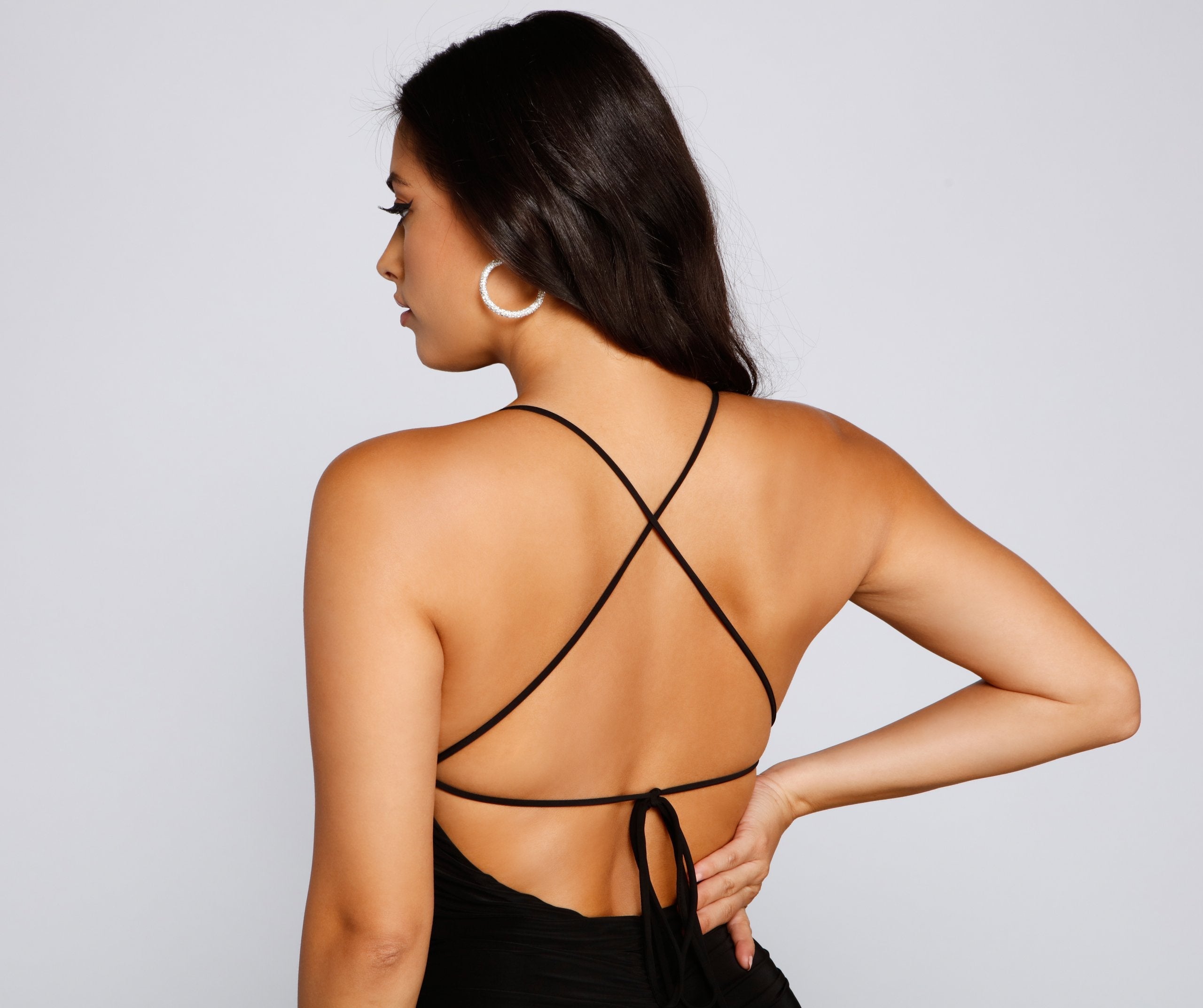 Sleek And Sultry X-Back Mini Dresses