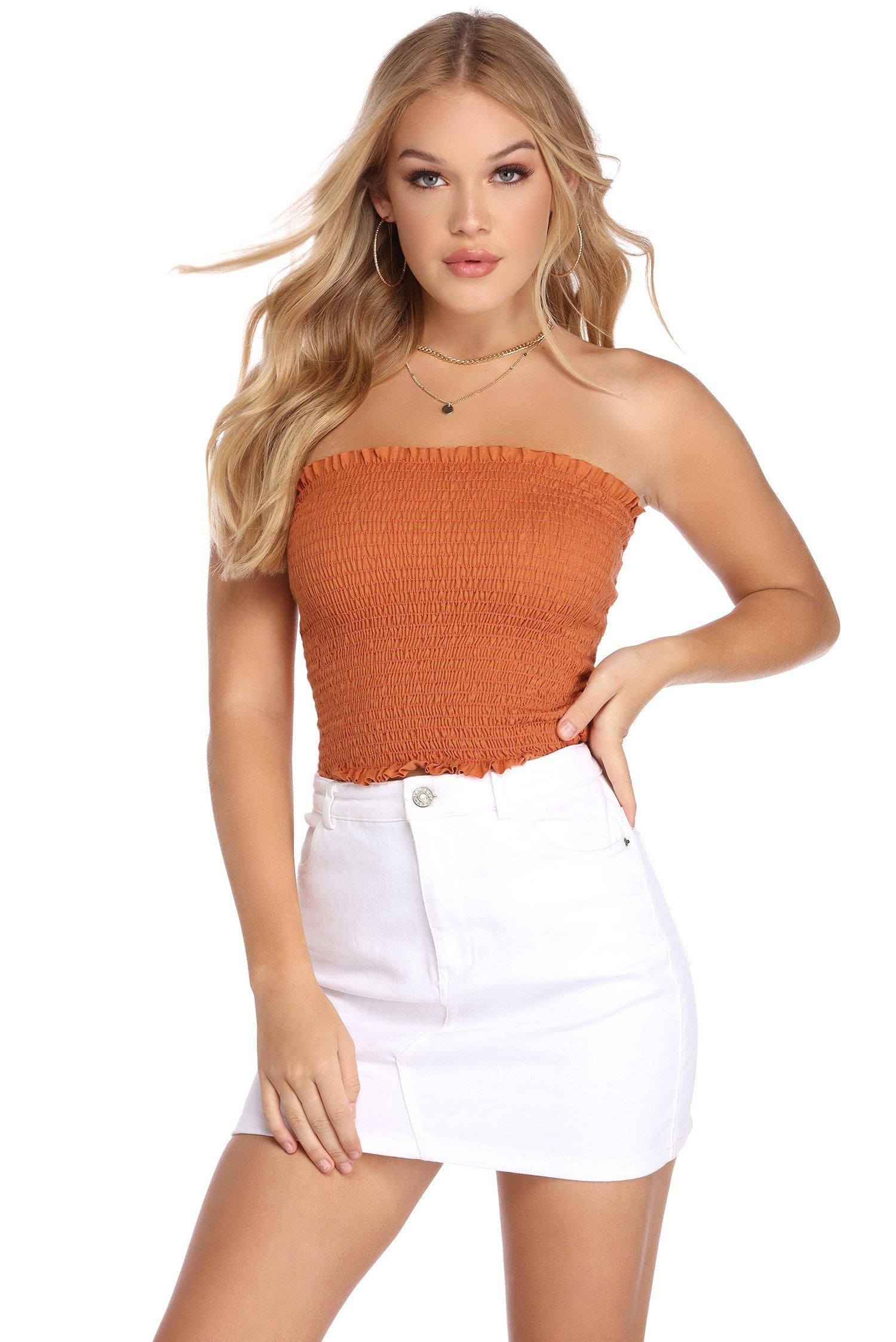 Smock It Up Tube Top