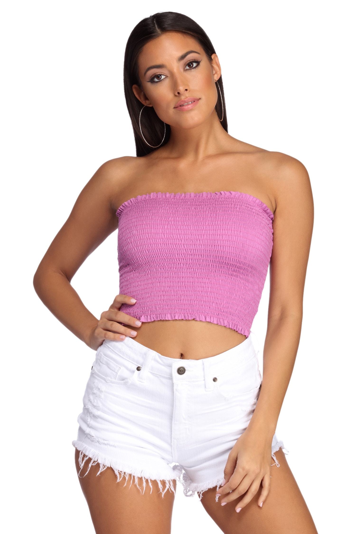 Smock It Up Tube Top