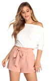 On Deck Ruched Knit Top