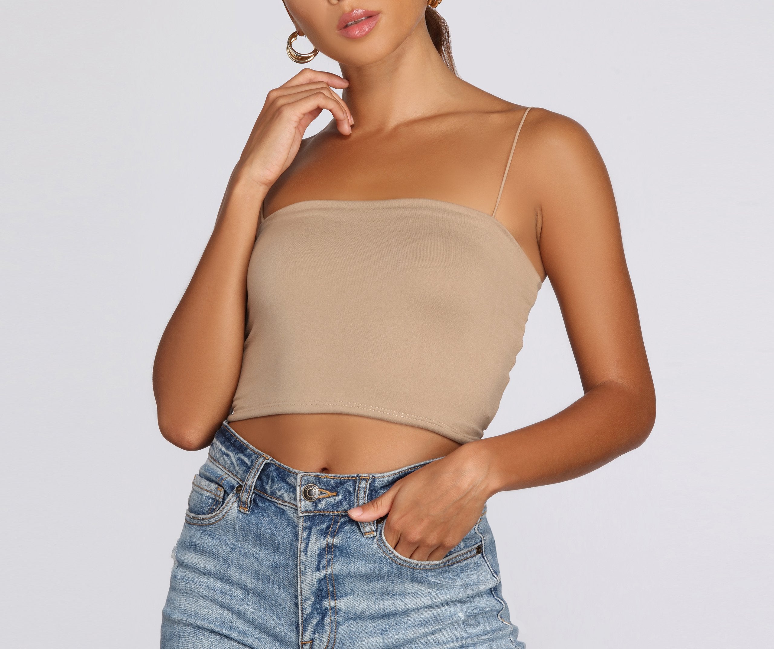Cropped And Basic Tank