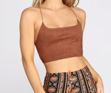 Sexy Strappy Back Crop Top