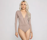 All Wrapped Up In Chic Style Bodysuit