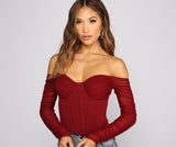 Ruched Moment Cropped Bustier