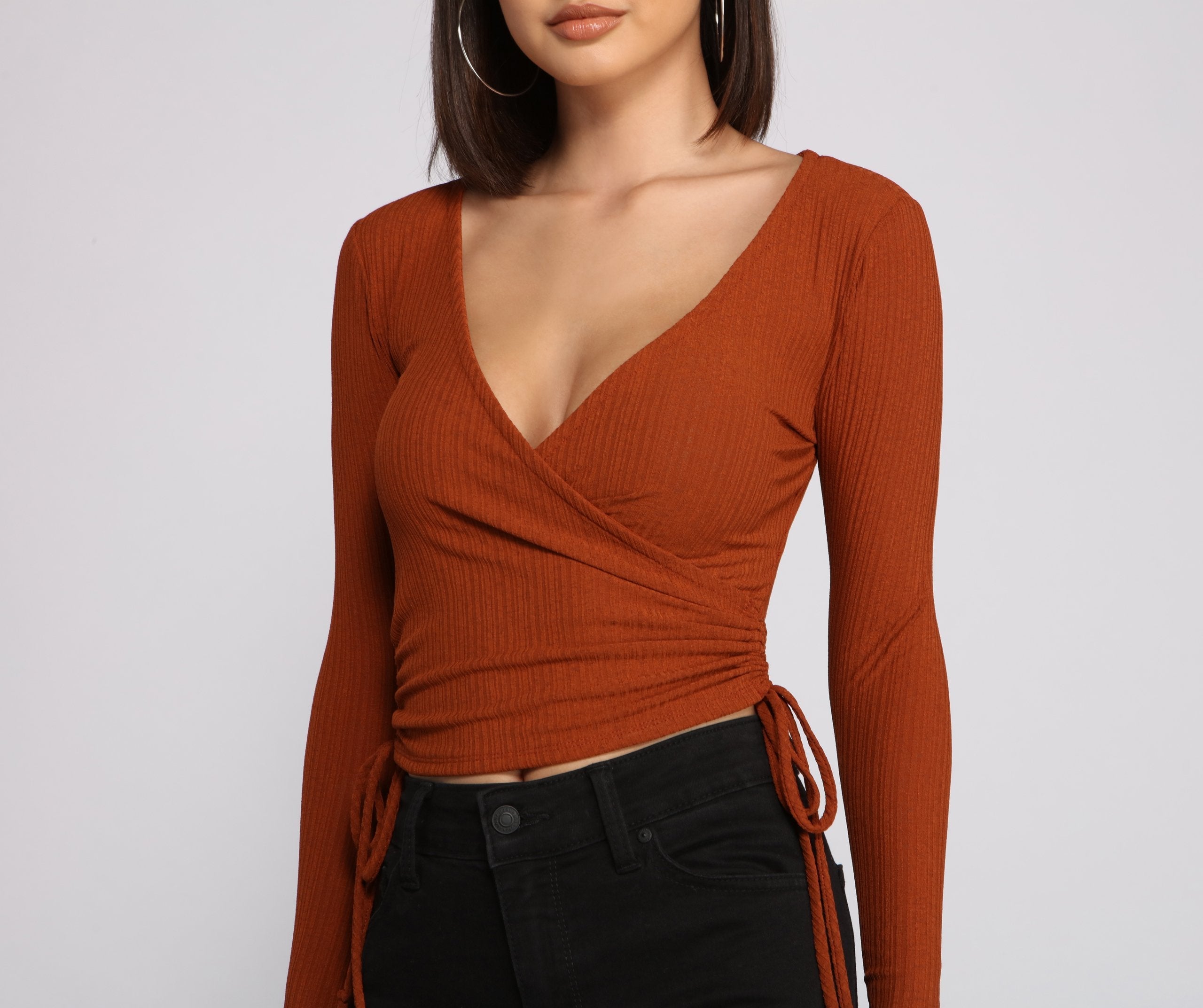 Casual Vibes Ribbed Knit Top