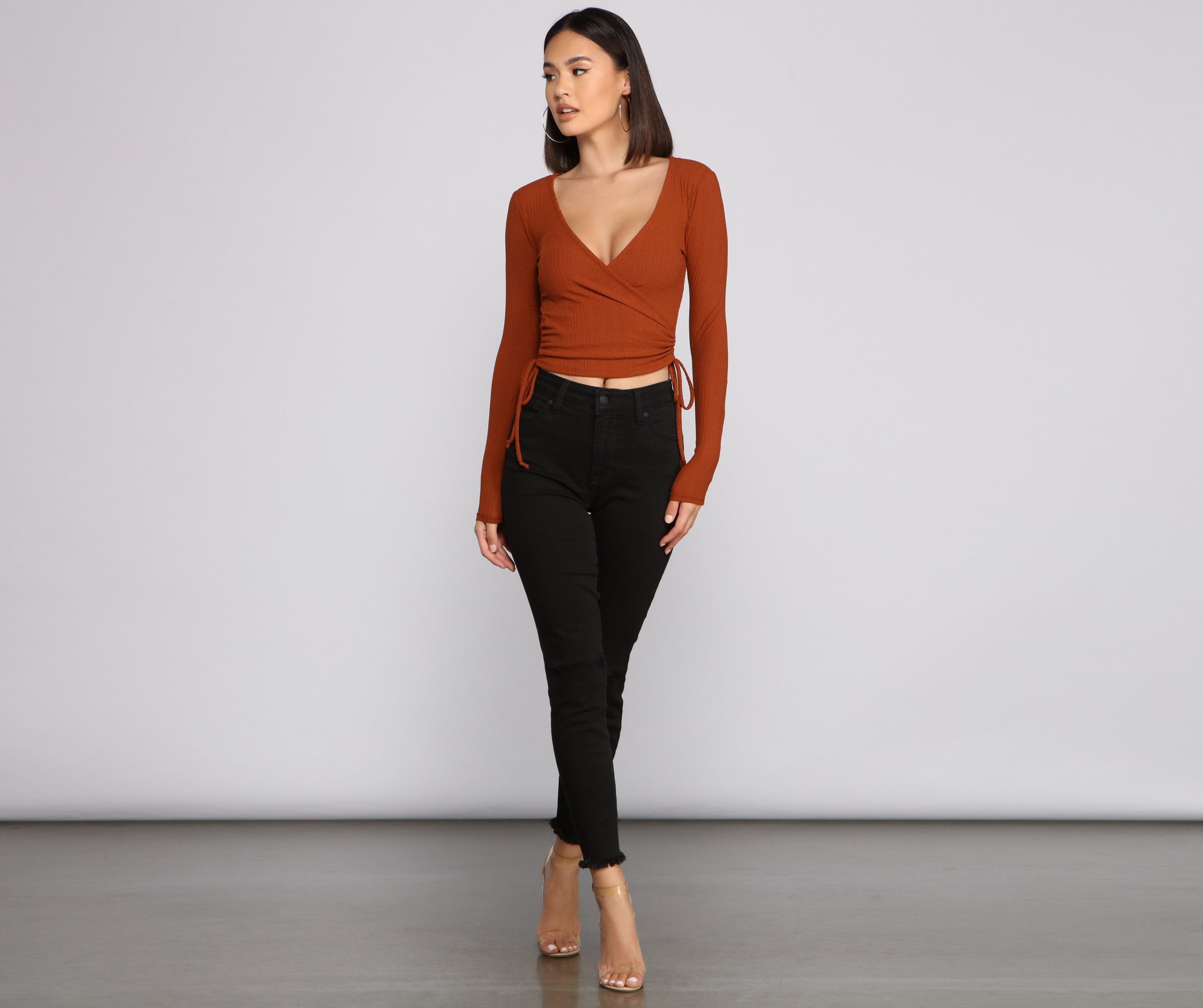 Casual Vibes Ribbed Knit Top