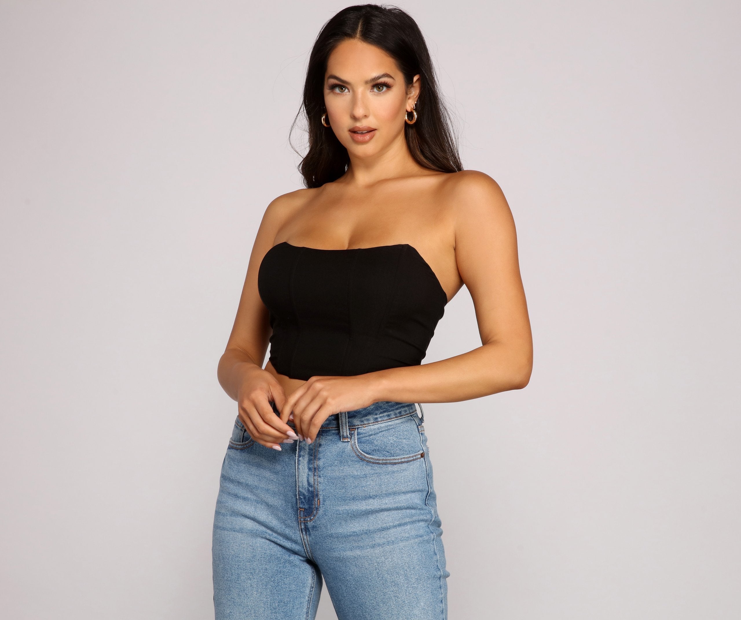 Bold And Glam Cropped Bustier