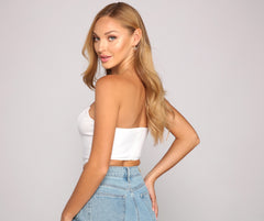 Bold And Glam Cropped Bustier