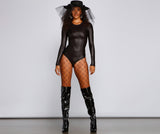 All Laced Up Latex Bodysuit