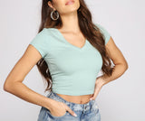 Must-Have Ribbed Knit Crop Top
