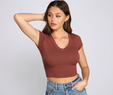 Must-Have Ribbed Knit Crop Top